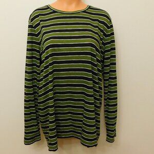 A139 Michael Kors Striped Long-sleeve Top - L